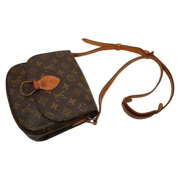 LOUIS VUITTON Brown Monogram Leather Shoulder Bag